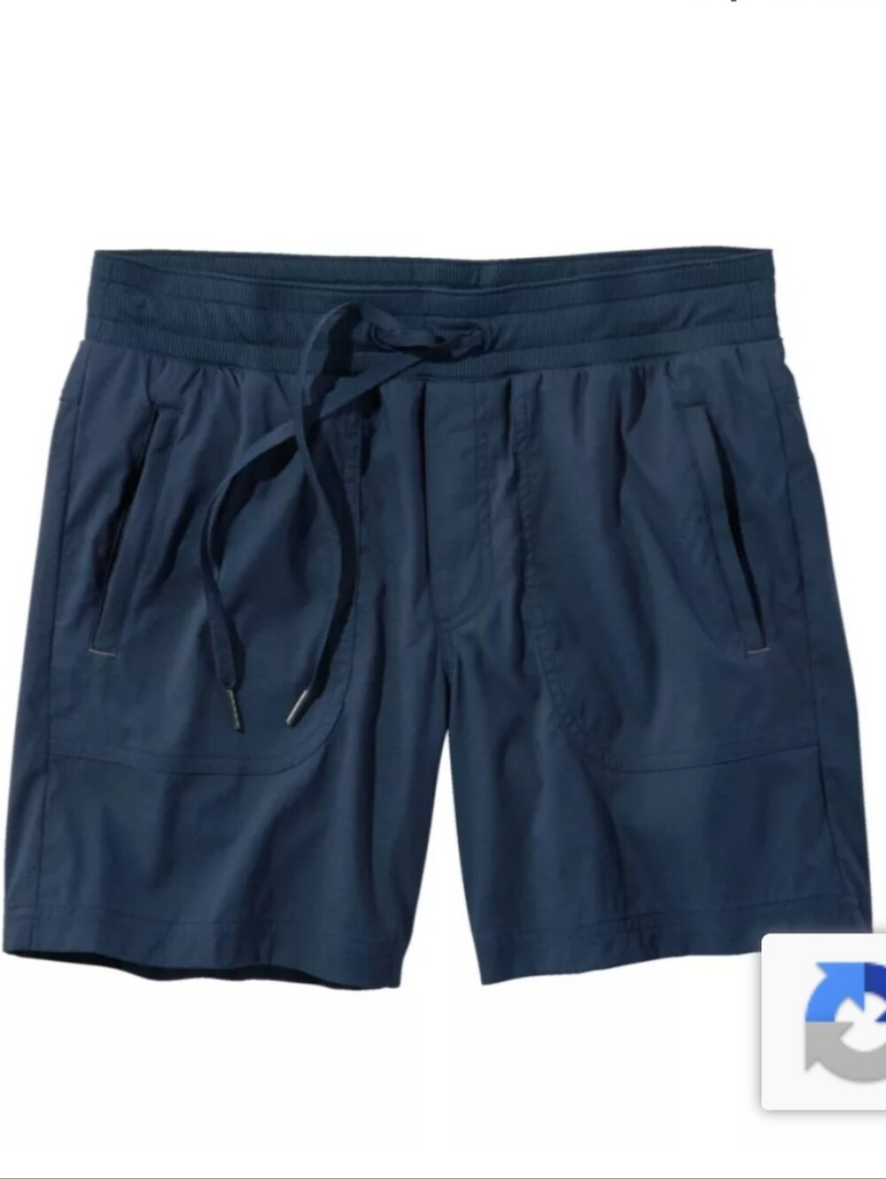 L.L. Bean Women's Vista Camp Shorts - Navy Size Medium